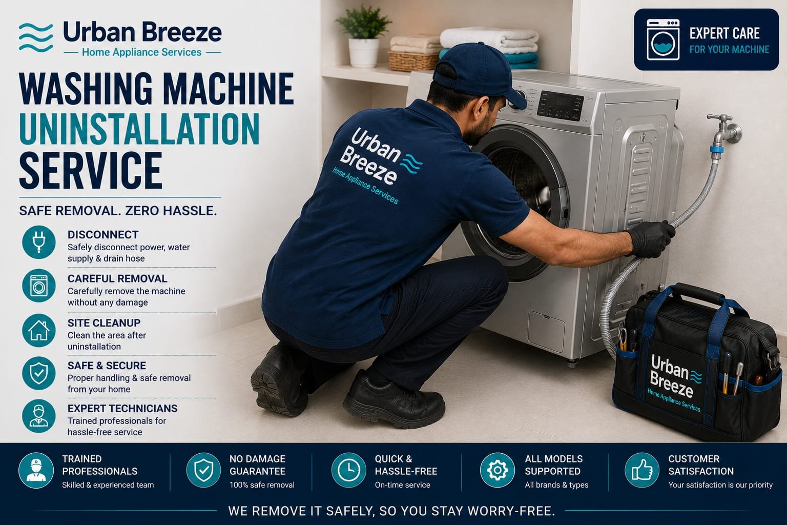 Washing machine uninstallation Bangalore
